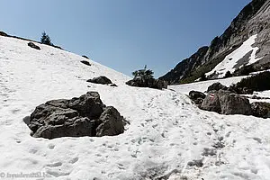 Schnee bei Ober Furgglen