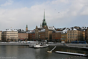 Blick von Slussen nach Gamla Stan