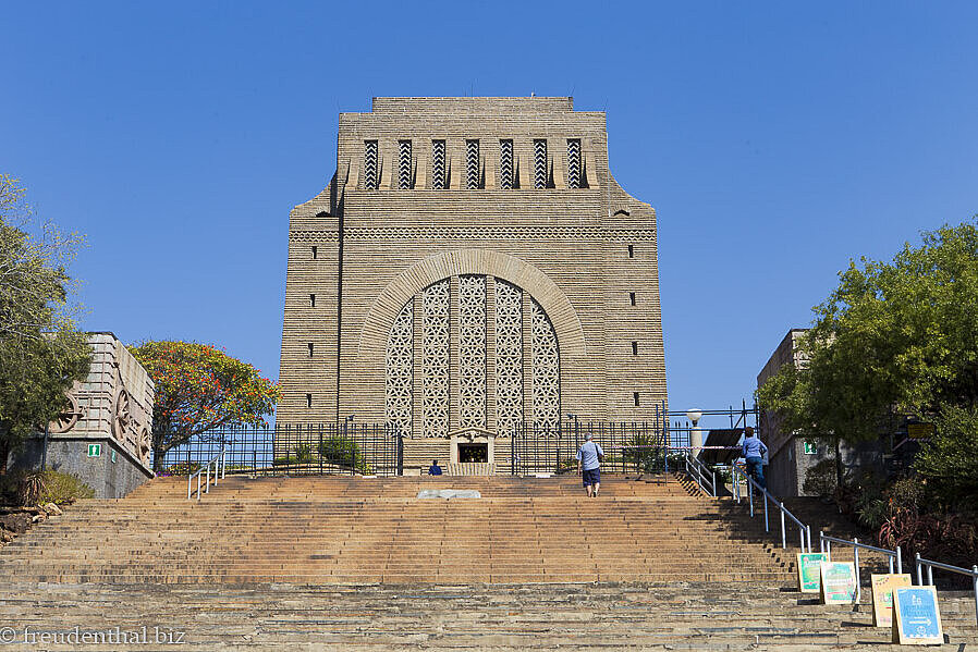 das Voortrekker Monument nahe Johannesburg und Pretoria