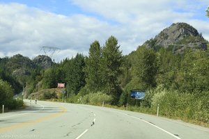 Sea-to-Sky Highway - im Gebirge von British Columbia