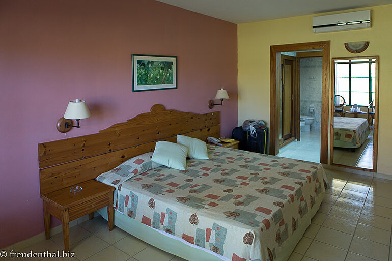Schlafzimmer unseres Studios im Club Amigo Atlantico
