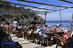 Restaurant an der Bucht von Deia