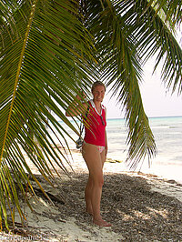 Anne auf der Isla Saona