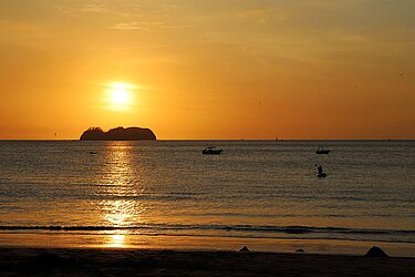 Sonnenuntergang an der Playa Hermosa