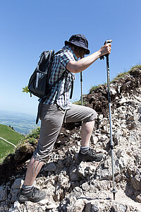 kraxeln auf dem langen Strich am Aggenstein