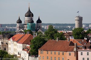 Aussicht von der Olai-Kirche zur Aleksander-Nevski-Kathedrale
