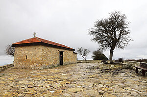 Ankunft bei der Kapelle Profitis Ilias