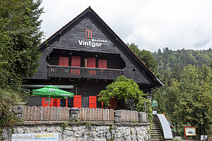 Gostilna Vintgar - Restaurant mit Forellen als Spezialität