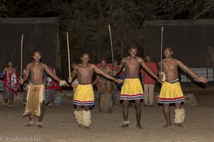 traditioneller Tänze der Swasi beim Mlilwane Wildlife Sanctuary