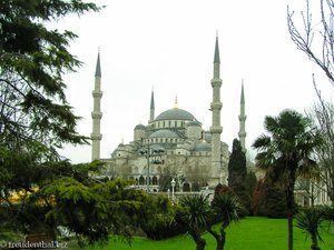 Ansicht Blaue Moschee von Istanbul