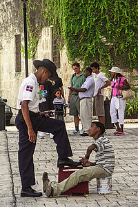 Schuhputzer in Santo Domingo