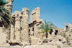 Die Tempelanlagen bei Karnak.