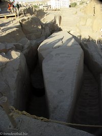 der unvollendete Oblisk der Hatschepsut in Assuan