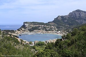 Blick auf die Bucht von Port de Sóller