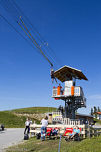 Seilrutsche des AlpspitzKick