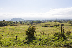 Blick über das Bergland bei Plaine des Cafres