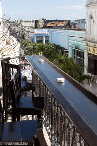 Balkon vom Te Quedaras in Cienfuegos
