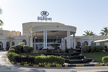 Ankunft beim Hilton in Salalah - Oman