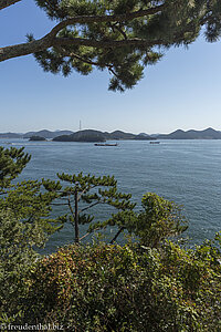 Aussicht auf die Insel Hansan