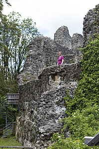 Auf der Ruine Alttrauchburg