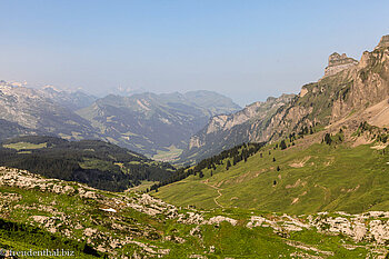 Aussicht von der Westseite der Silberen