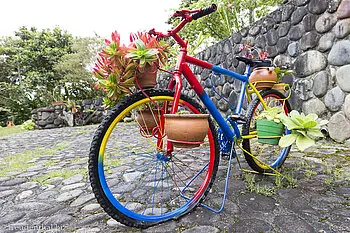 Fahrrad bei der Hacienda Anacaona in San Agustin