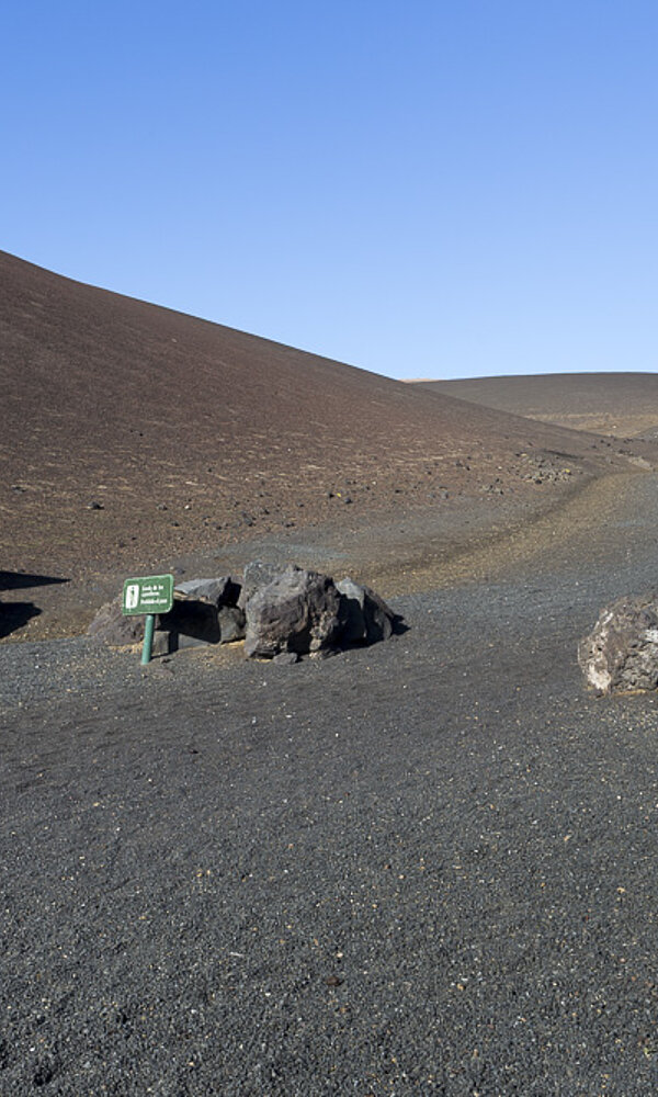 Durchgang verboten: Timanfaya Nationalpark nur für Kamele