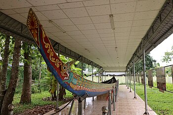 Ghe Ngo, das traditionelle Renn-Riemenboot der Khmer-Minderheit