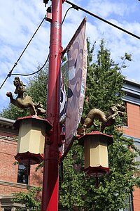 Straßenlaterne in Chinatown Vancouver