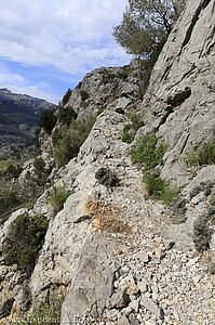 Wanderweg hoch zum Eselsjoch