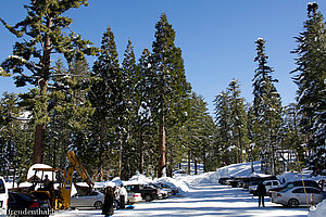 Kings Canyon Nationalpark - Parkplatz beim Besucherzentrum