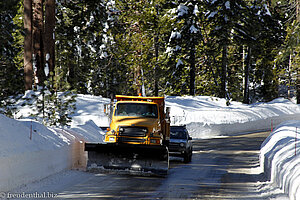 Schneeschieber im Kings Canyon Nationalpark