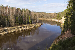 Blick auf die Gauja