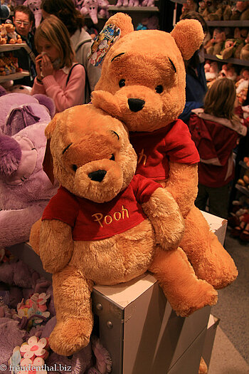 Pooh der Bär im Disney-Store Paris