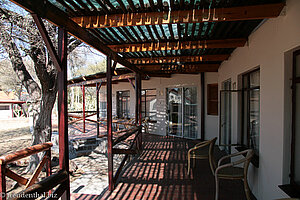 Veranda vor unserem Zimmer