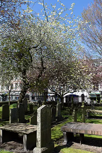 Friedhof bei der Kirk of St. Nicholas von Aberdeen