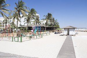 Spielplatz am Strand des Hilton Salalah im Oman