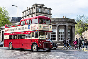 Doppeldeckerbus in Edinburgh