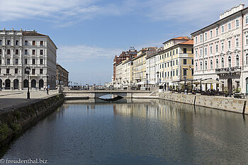 Wunderschön:  Der Canal Grande von Triest