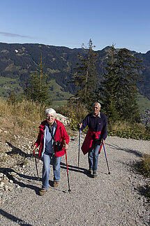 Aufstieg zur Bergstation Imberger Horn  Aufstieg zur Bergstation Imberger Horn