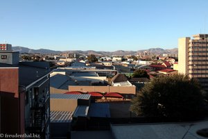 Blick aus unserem Zimmer über Windhoek