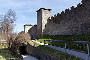 Wehrmauer am Mönchsberg