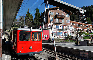 Haltestation der Rigi-Bahn in Kaltbad