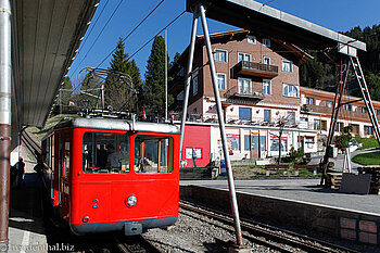 Haltestation der Rigi-Bahn in Kaltbad