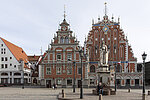 Auf dem Rathausplatz von Riga