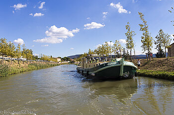 sehr schöne Pénichette auf dem Canal du Midi