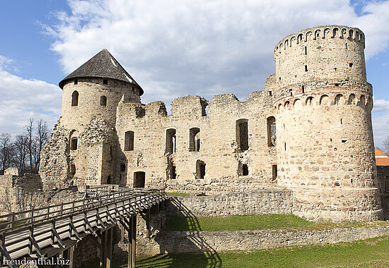 Auf der Ordensburg von Cesis