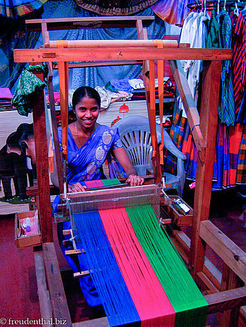 Webstuhl in Kandy