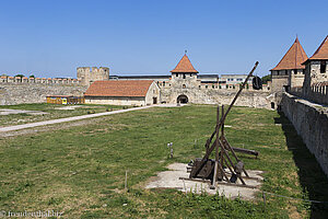 Katapult in der Festung Bender in Transnistrien