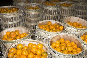 Mandarinen auf dem Nachtmarkt von Mandalay